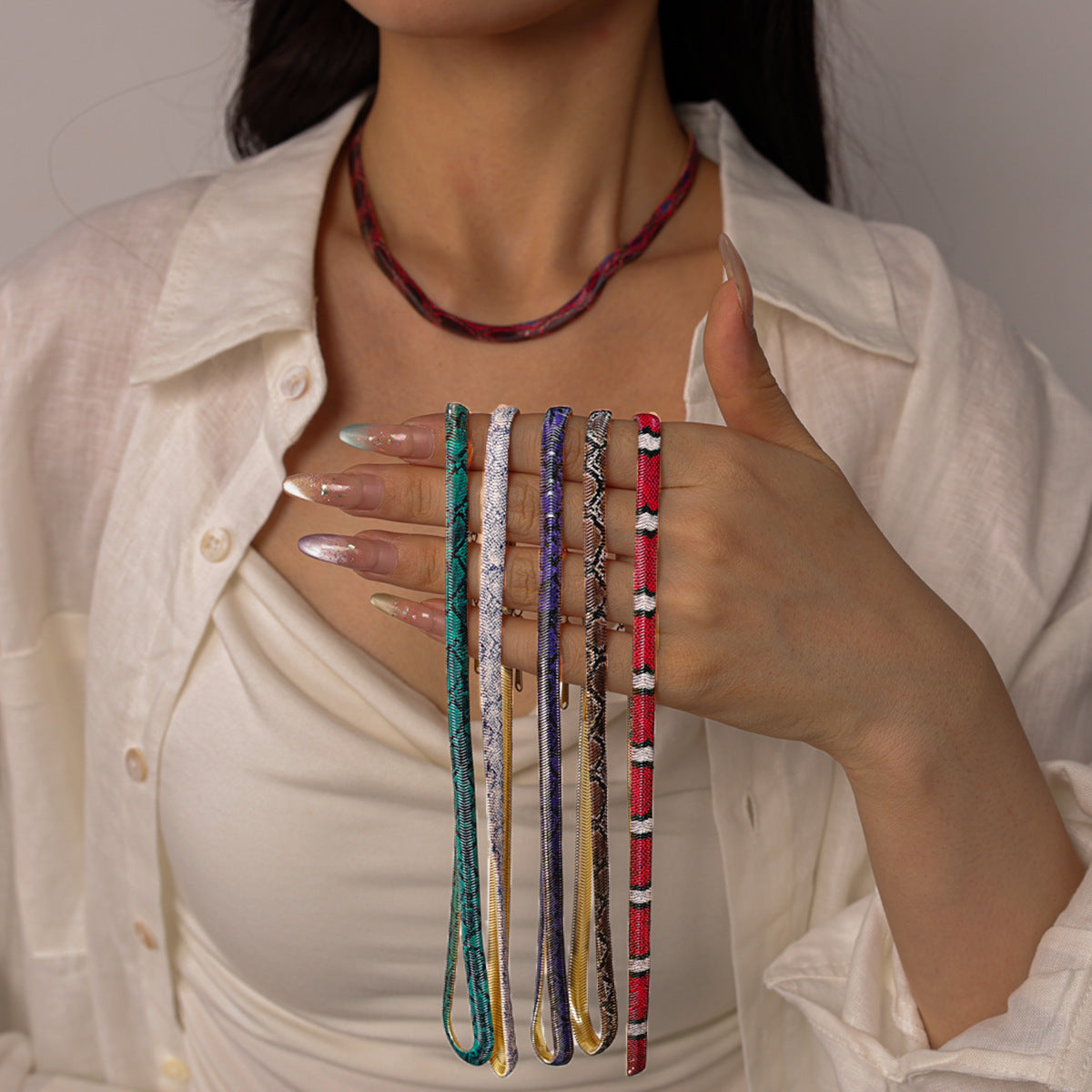 Şahmeran Yılan Kolye – tüm renkler